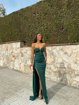 Robe avec strass bouteille