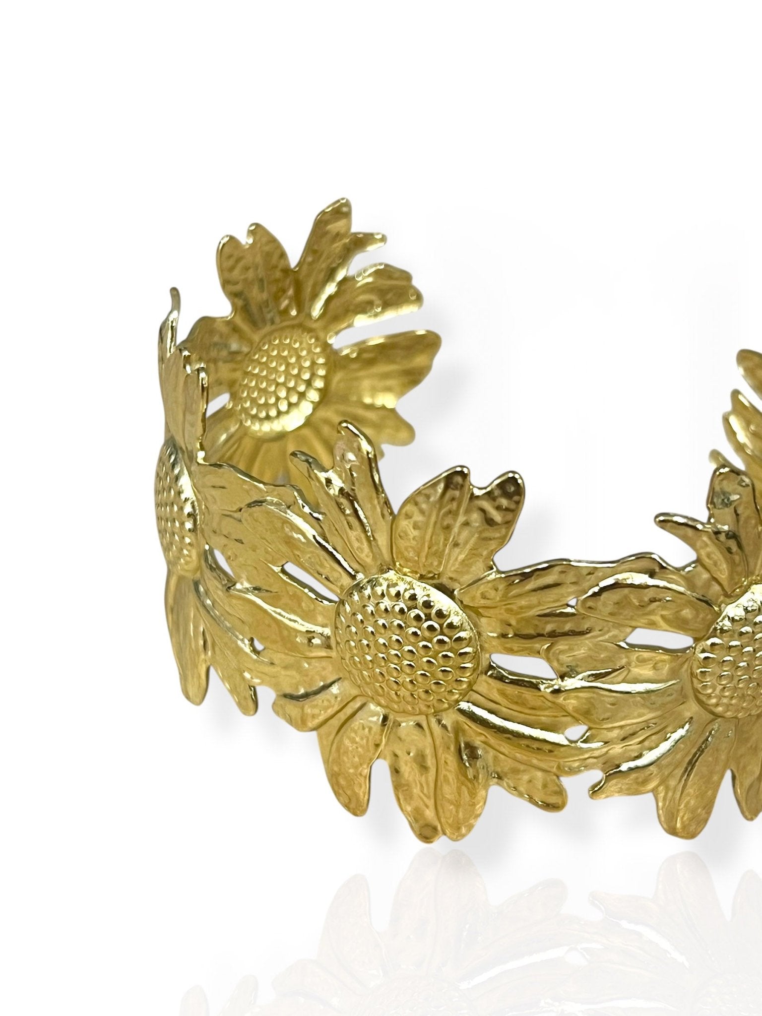 Bracelet fleur ajourée doré - Sorellas The Brand Barcelona S.L