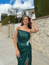 Robe avec strass bouteille