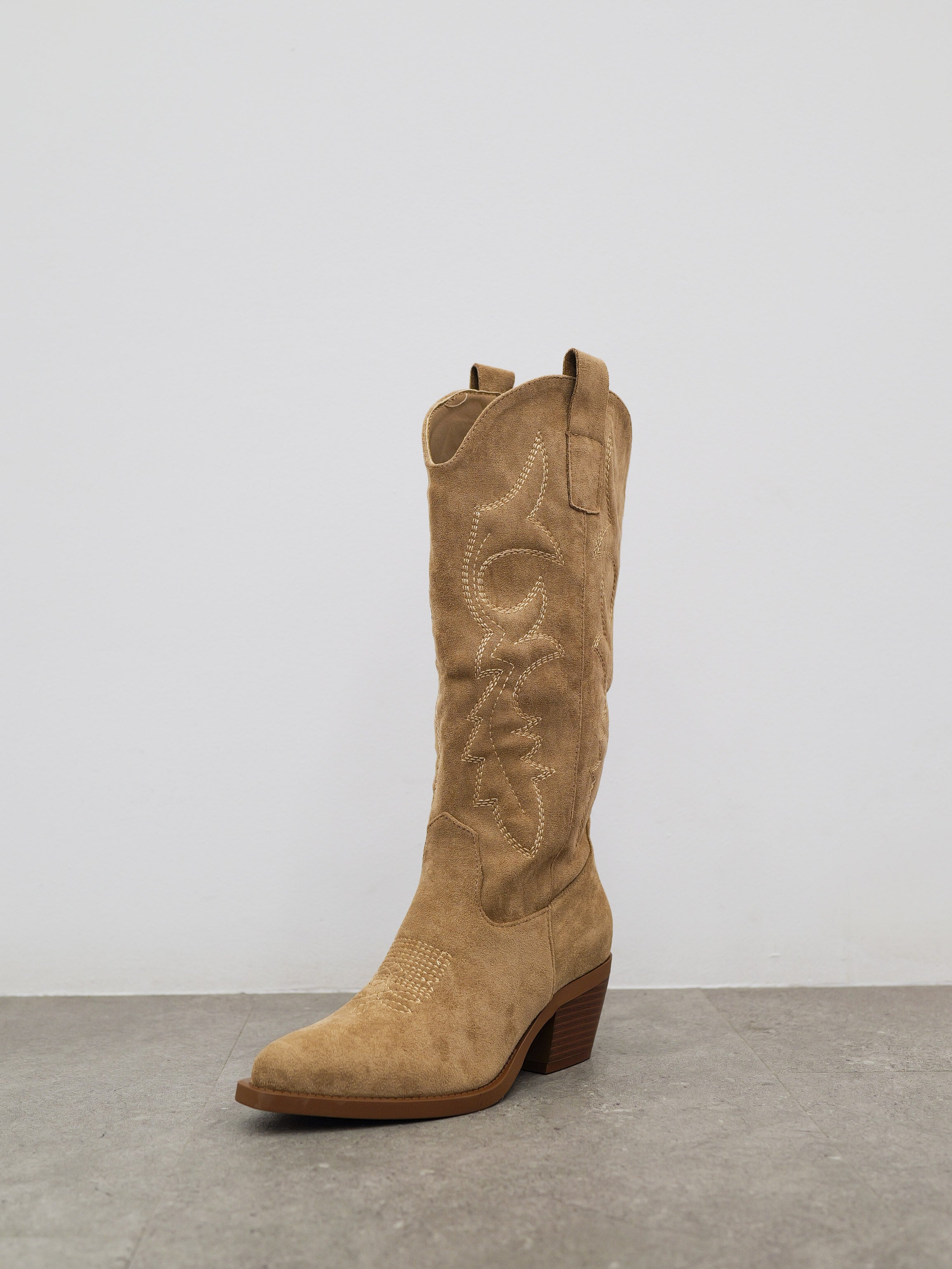 Botte de cow-boy beige