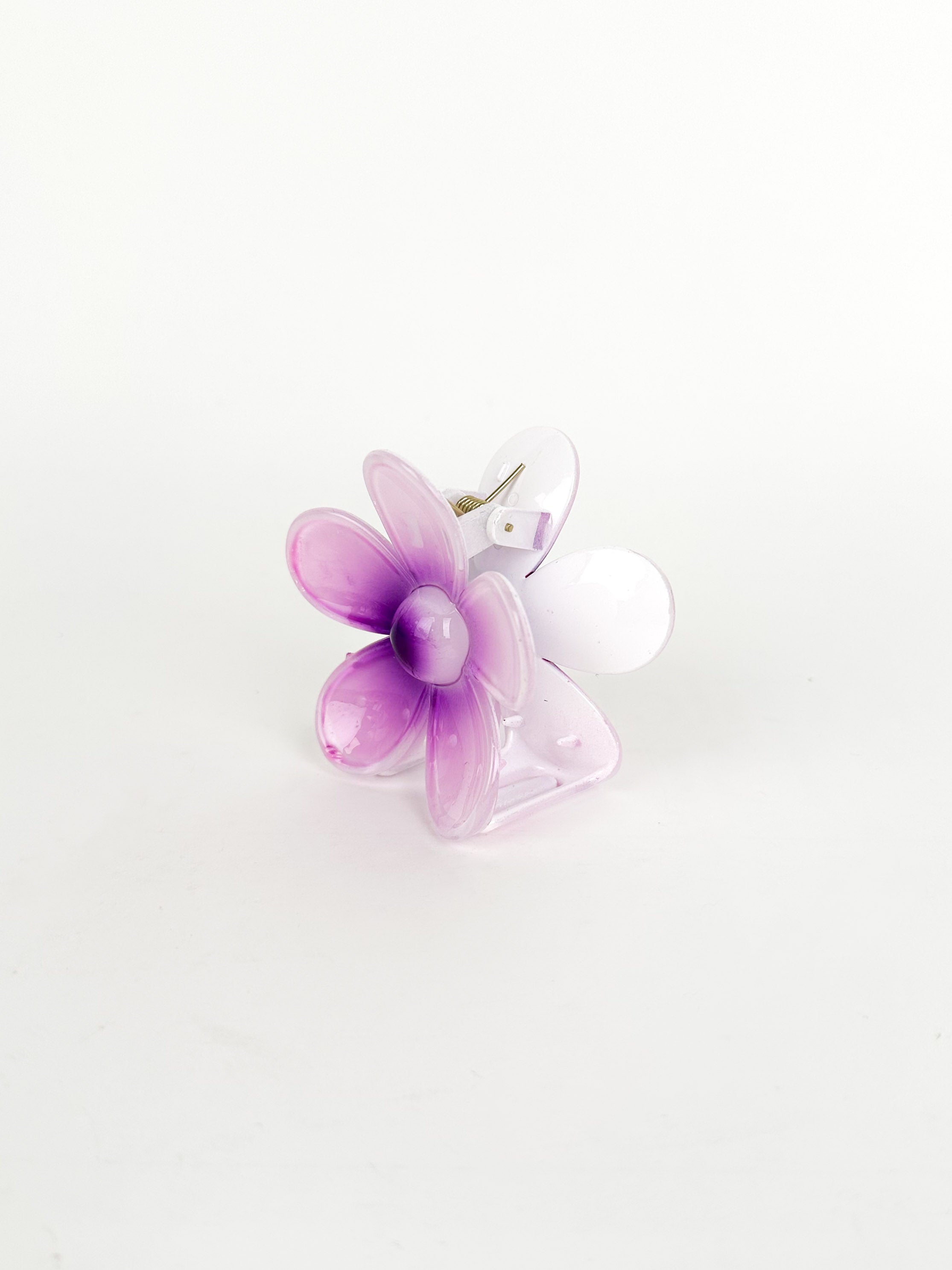 Clip fleur lilas