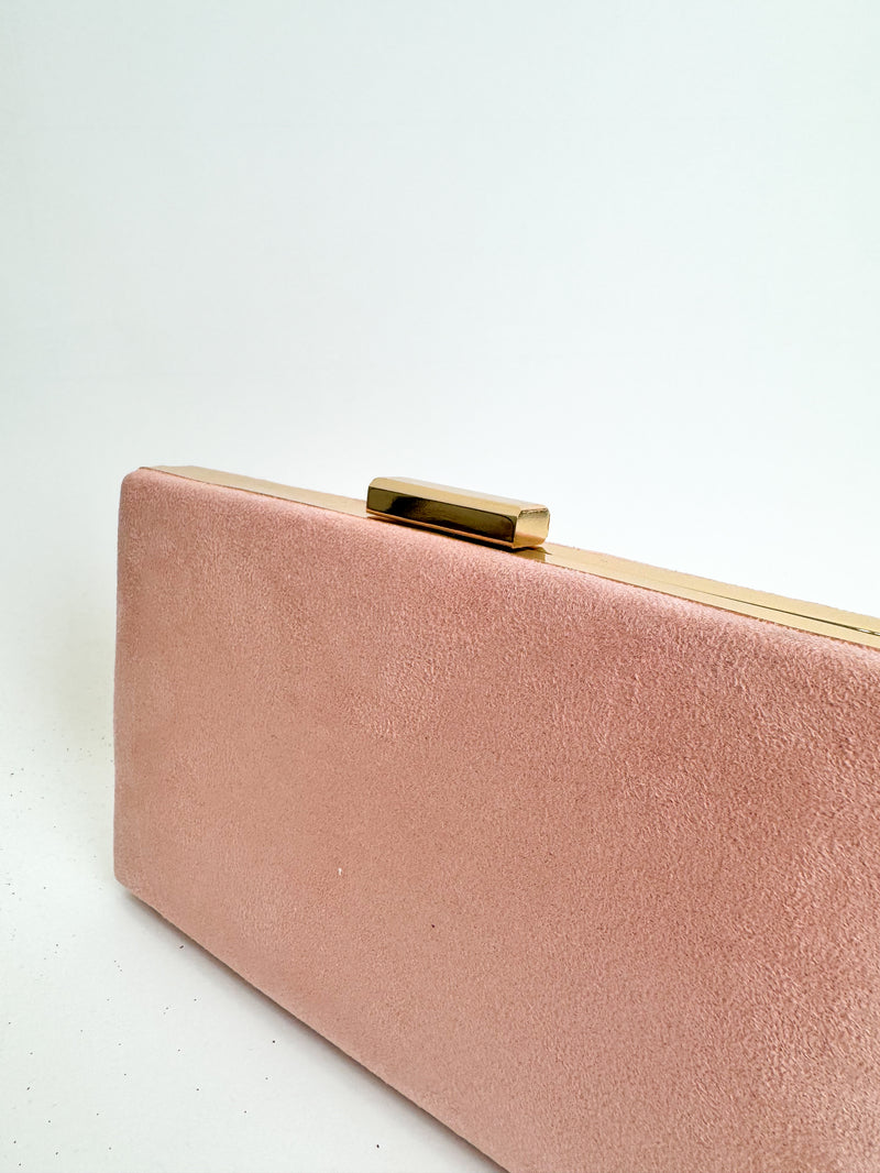 Pochette horizontale rose pâle