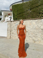 Robe corset avec strass caldera