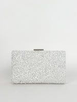 Pochette en galets blancs