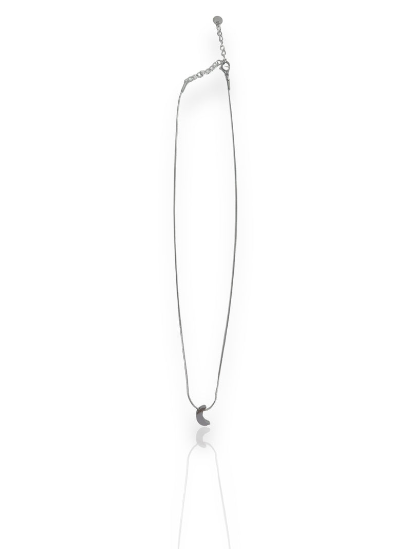 Collier lune en argent