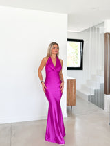 Robe longue en cascade Bougainvillea