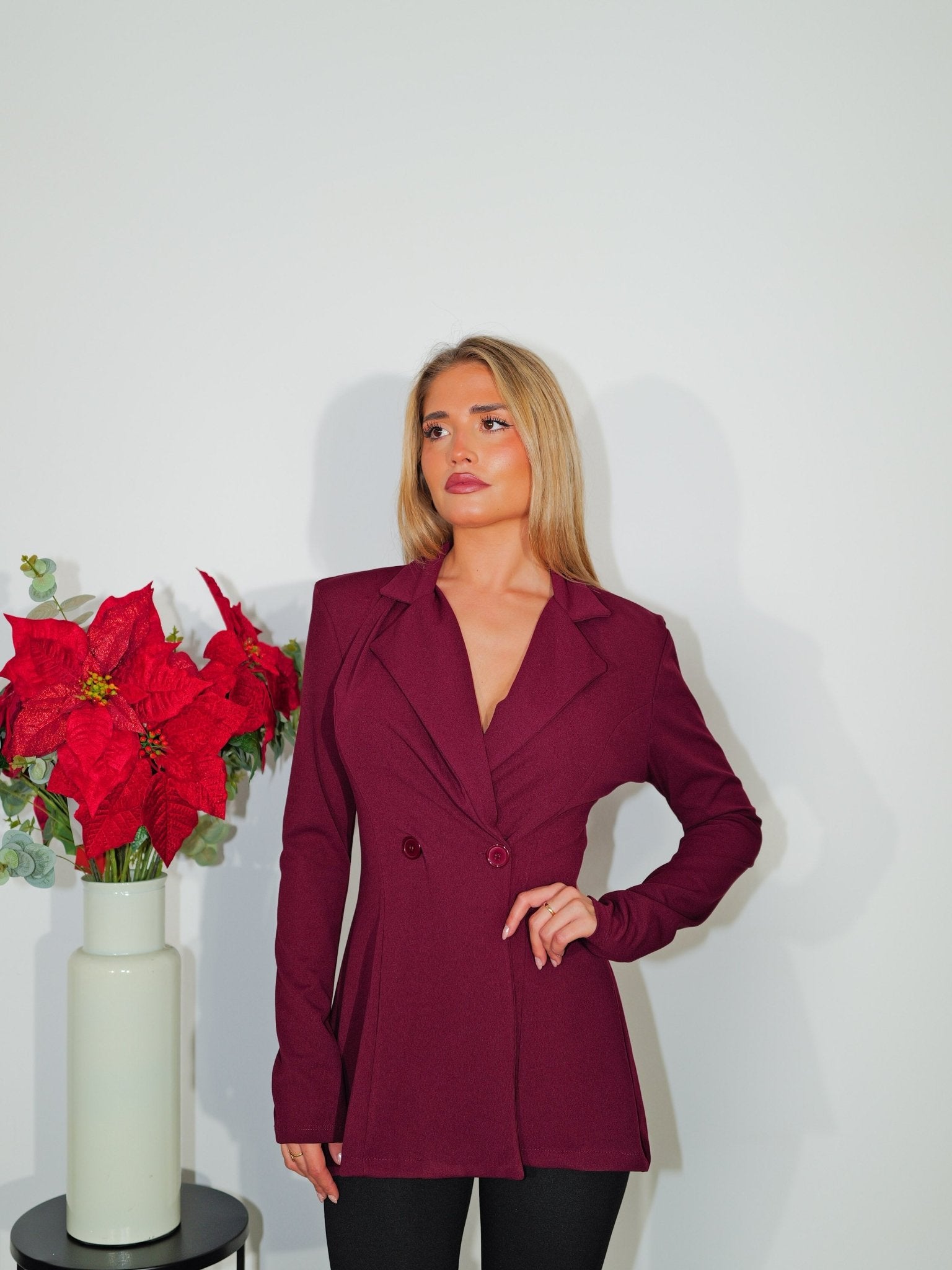 Blazer dos nu bordeaux - Sorellas The Brand Barcelona S.L