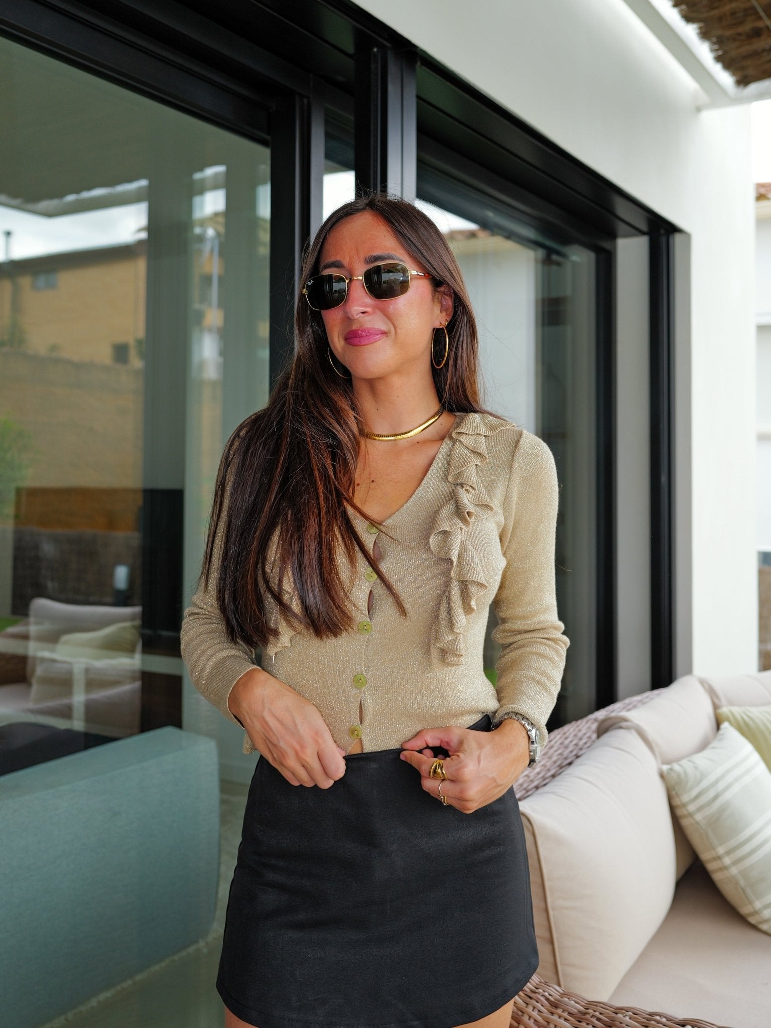 Pull coquette brillant doré - Sorellas The Brand Barcelona S.L