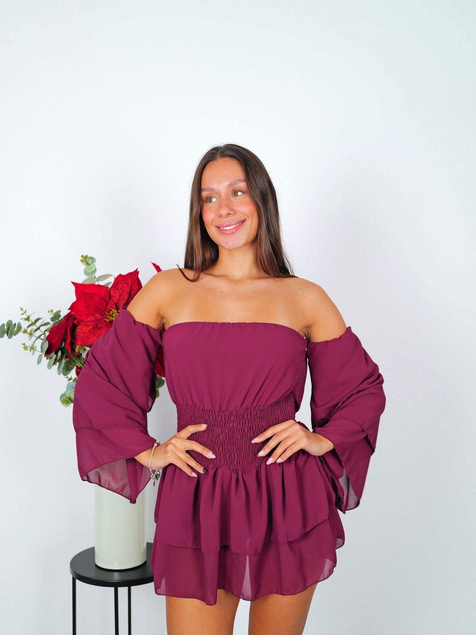 Combinaison romantique bordeaux - Sorellas The Brand Barcelona S.L