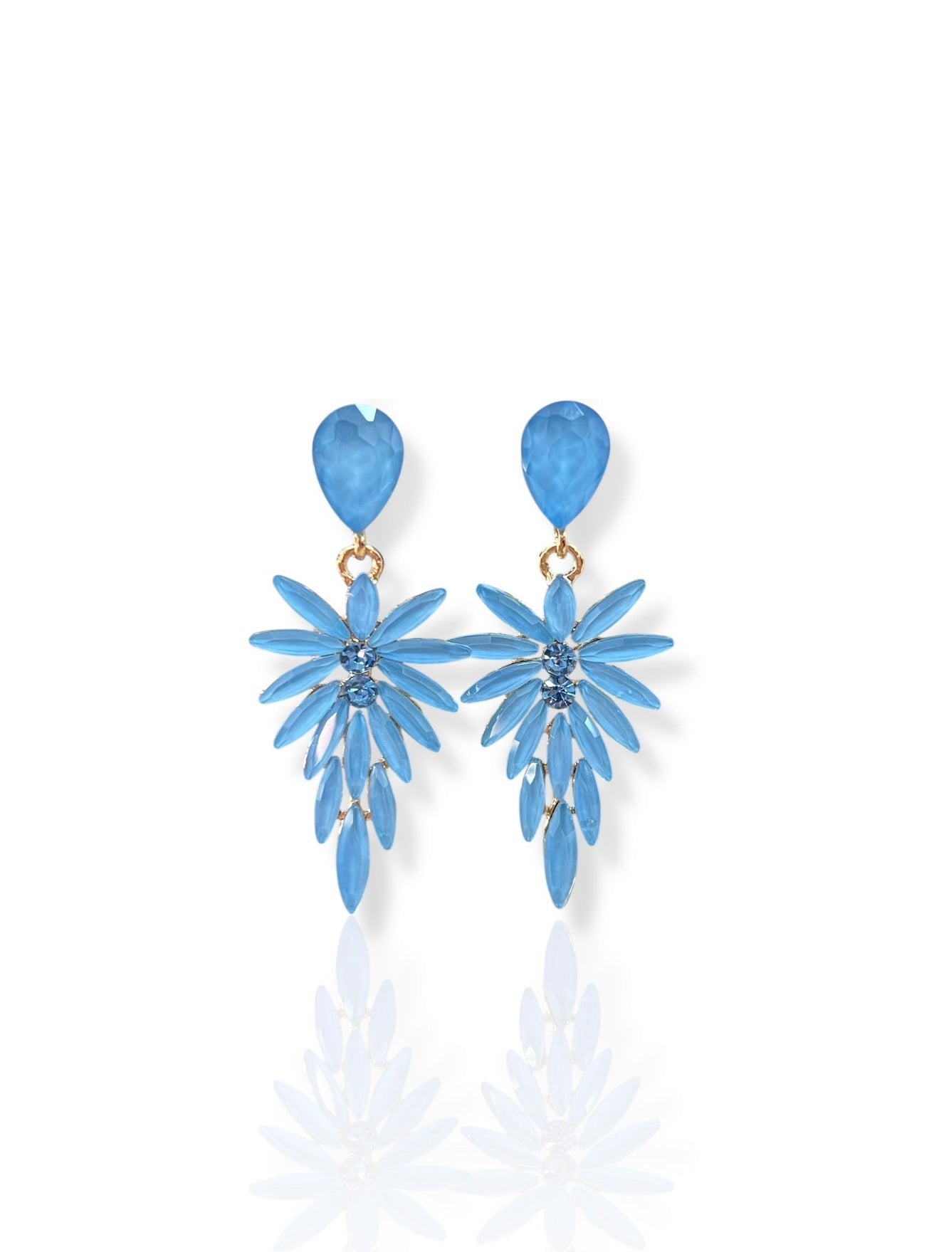 BOUCLES D'OREILLES brillante bleue - Sorellas The Brand Barcelona S.L