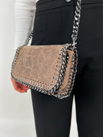 Sac midi en cuir brun