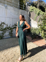 Robe en tulle avec col en V