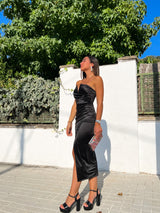 Robe midi noire