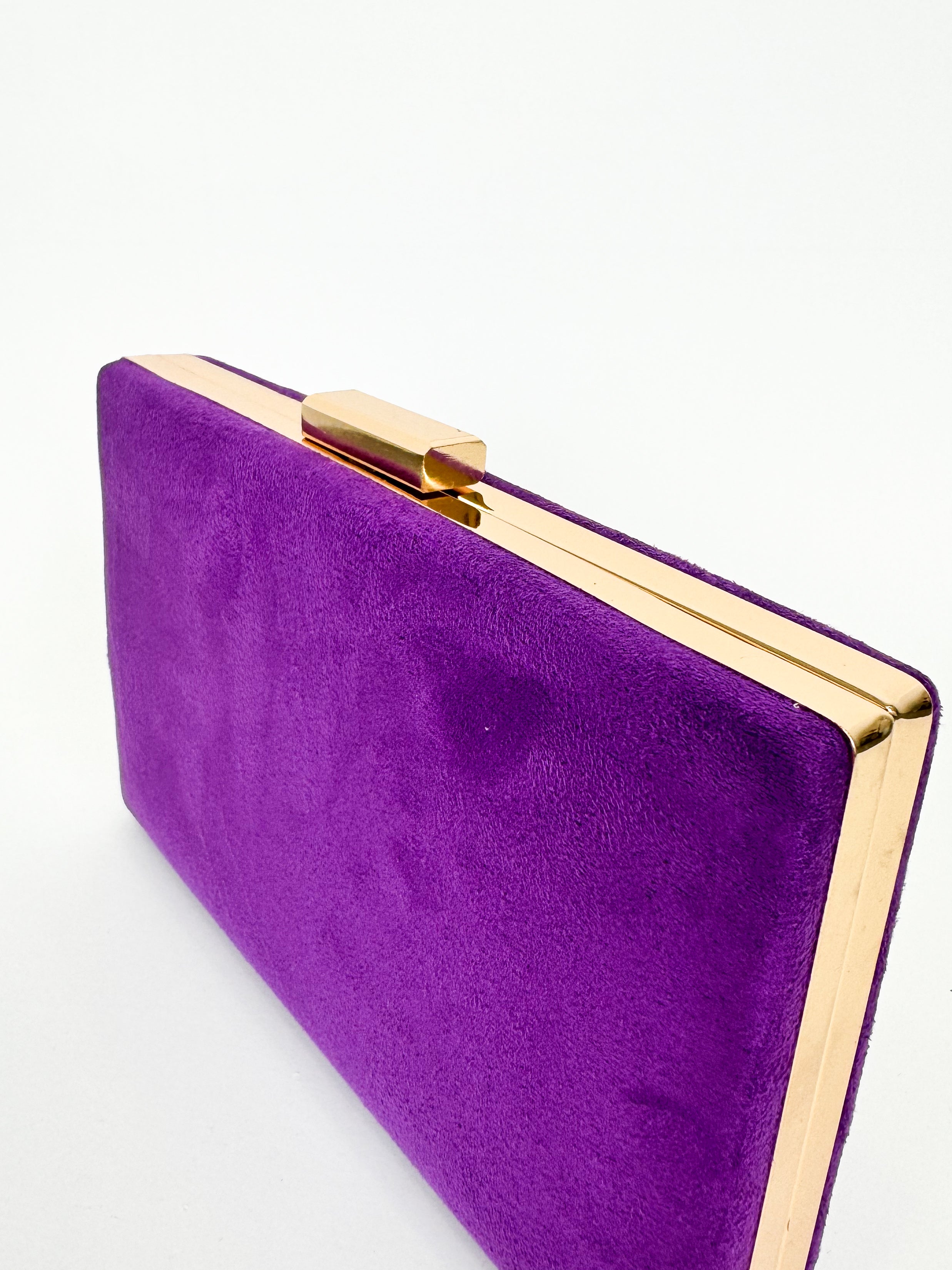 Pochette orizzontale viola