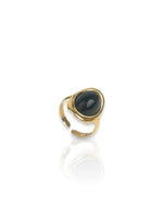 Anello ovale nero