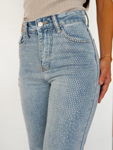 Jeans cropped glitterati